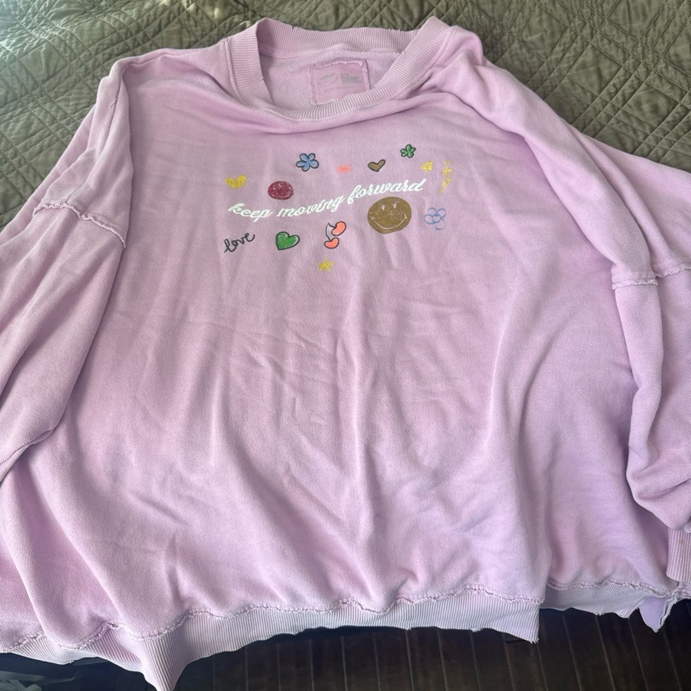 Aerie Light Pink Sweatshirt